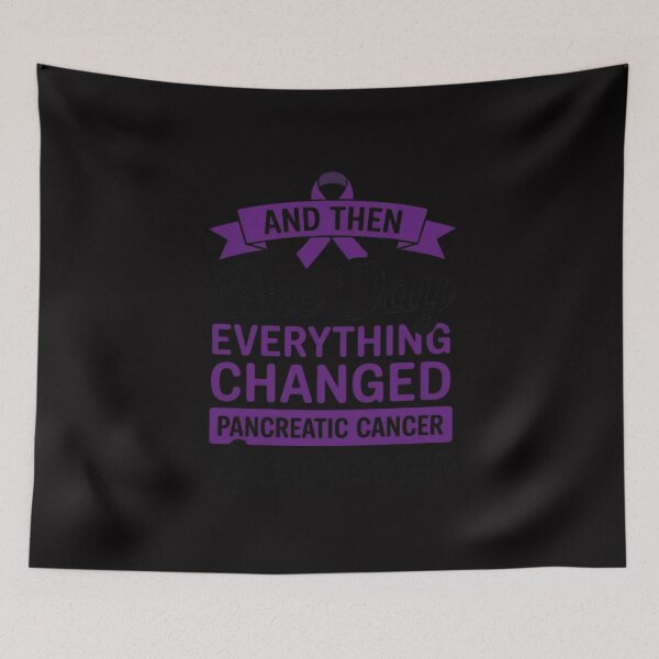 Item preview, Everything Changed Pancreatic Cancer Awareness designed and sold by MuteElevent.