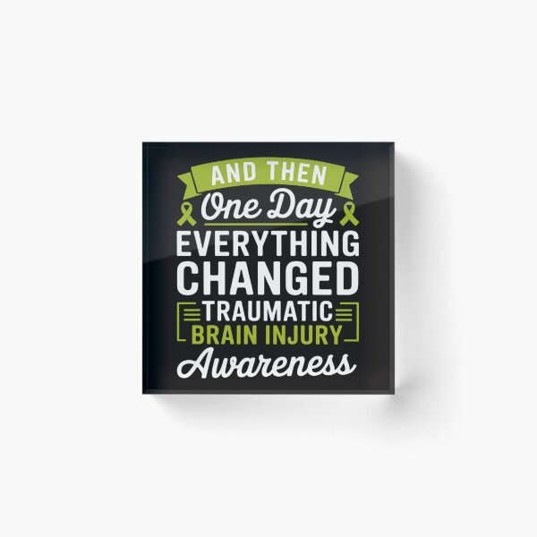 Item preview, Everything Changed Traumatic Brain Injury Awareness designed and sold by MuteElevent.