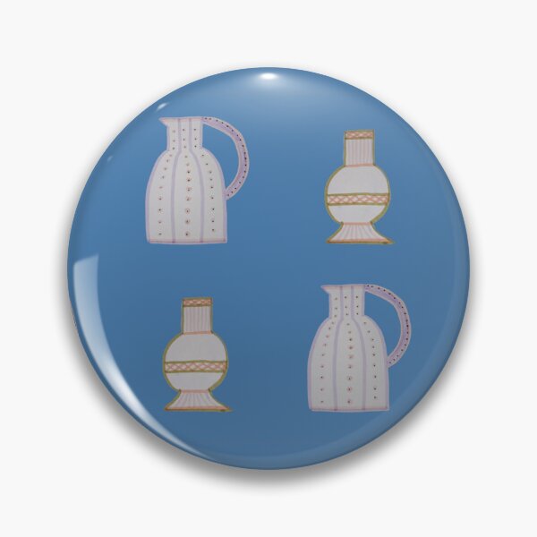 Item preview, Blue Jugs and Pots Pattern designed and sold by LiorSmithDesign.