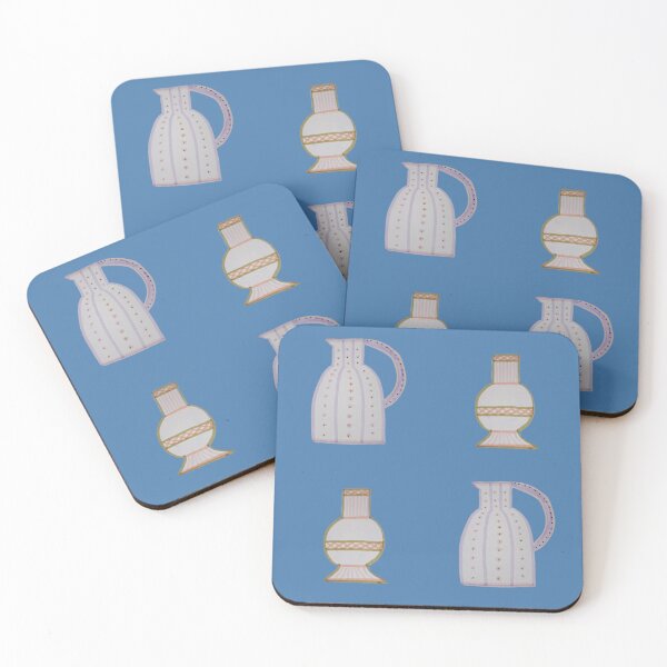 Item preview, Blue Jugs and Pots Pattern designed and sold by LiorSmithDesign.