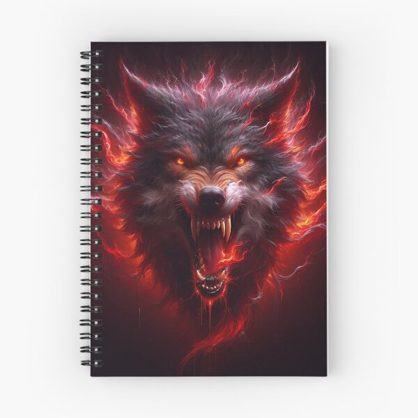 Item preview, Wild Fire Wolf designed and sold by GalleryBrisArt.