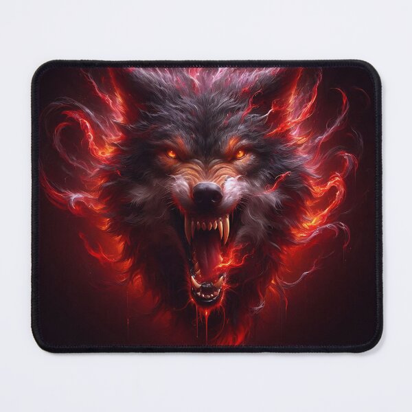 Item preview, Wild Fire Wolf designed and sold by GalleryBrisArt.