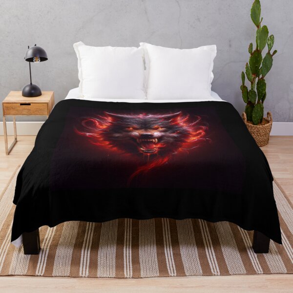 Item preview, Wild Fire Wolf designed and sold by GalleryBrisArt.