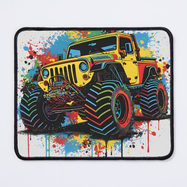 Item preview, Off-Road Beast: Colorful Splatter Art designed and sold by ifundesign.