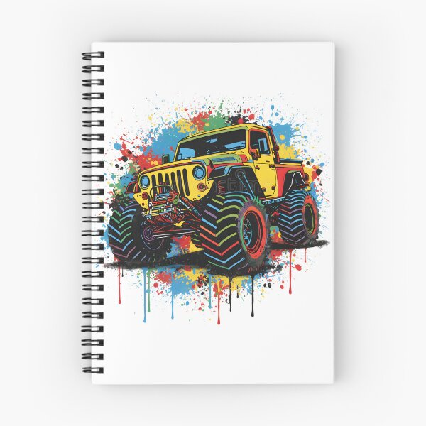 Item preview, Off-Road Beast: Colorful Splatter Art designed and sold by ifundesign.