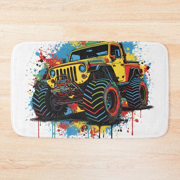 Item preview, Off-Road Beast: Colorful Splatter Art designed and sold by ifundesign.