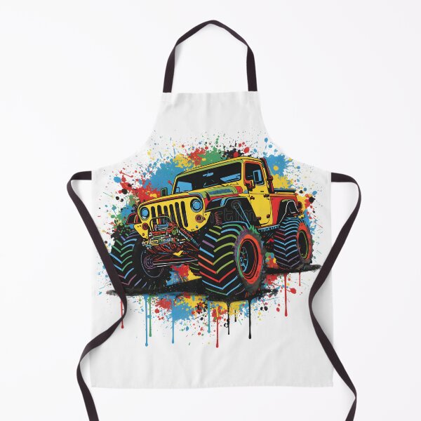 Item preview, Off-Road Beast: Colorful Splatter Art designed and sold by ifundesign.