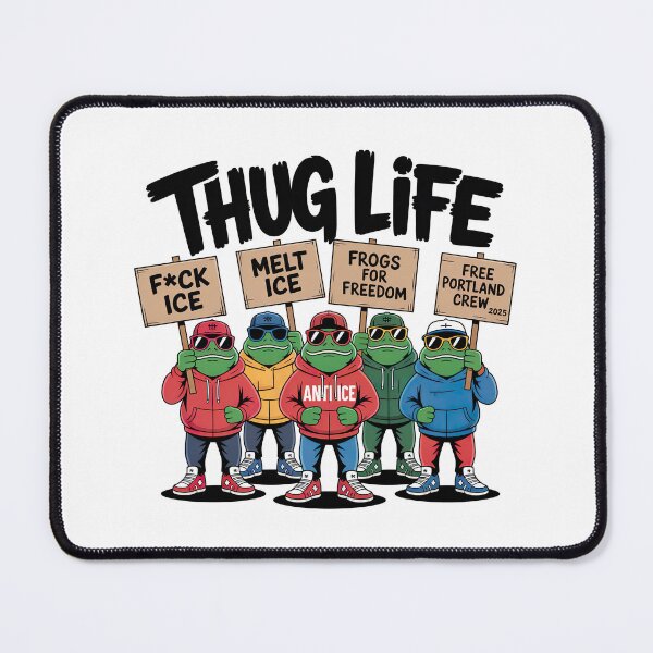 Item preview, Anti ICE Protest, Free, Pro-Immigrant  Portland, frog designed and sold by graphic-genie.