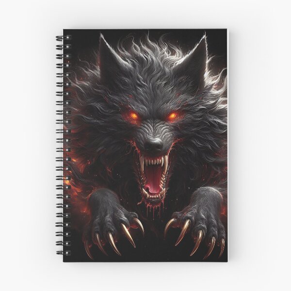 Item preview, Wild Fire Wolf designed and sold by GalleryBrisArt.