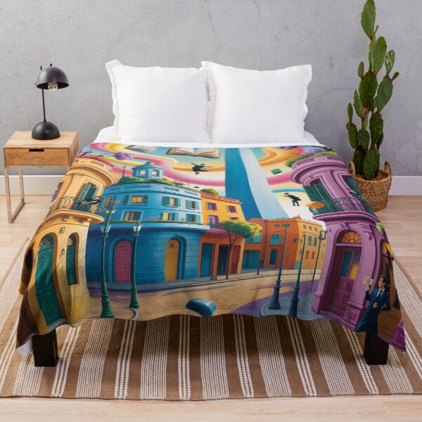Item preview, A surrealist  urban landscape of Buenos Aires. designed and sold by Lilashakti ⭐️ ⭐️ ⭐️ ⭐️ ⭐️.