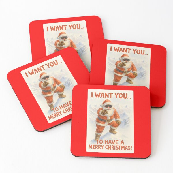 Item preview, I WANT YOU... TO HAVE A MERRY CHRISTMAS! designed and sold by Brickroad Dsigns.