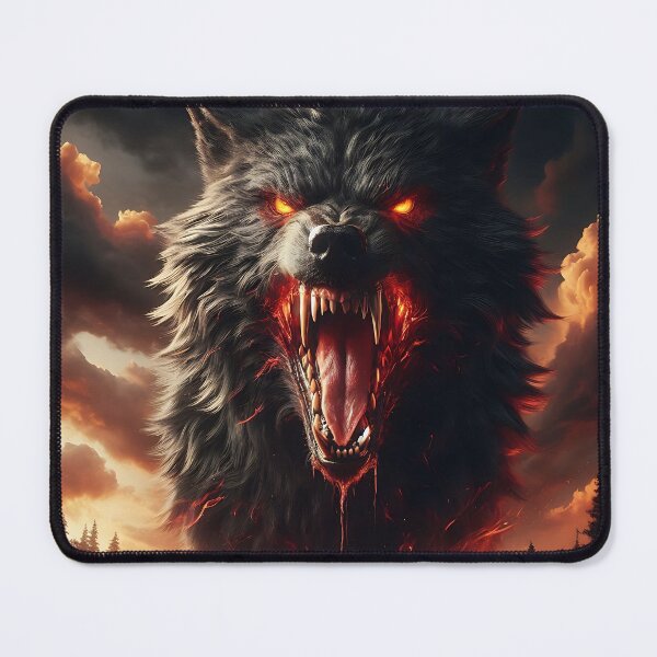 Item preview, Wild Fire Wolf designed and sold by GalleryBrisArt.