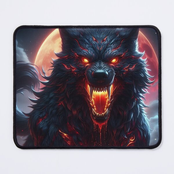 Item preview, Wild Fire Wolf designed and sold by GalleryBrisArt.