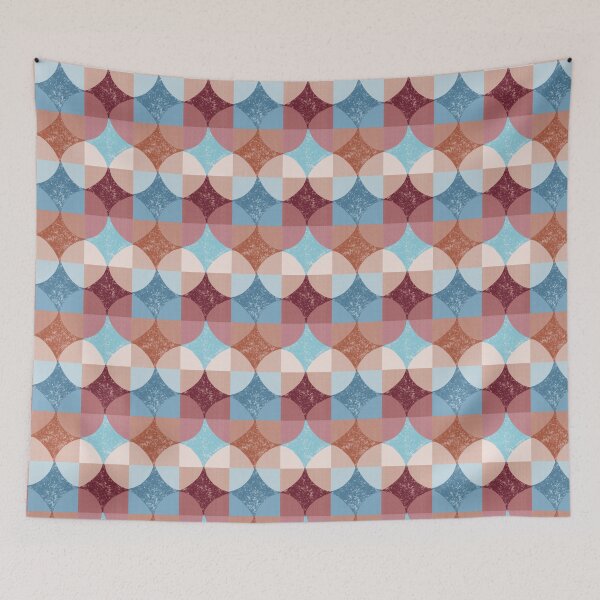 Item preview, Grami’s Quilt: Cranberry designed and sold by Ot-and-Bear.