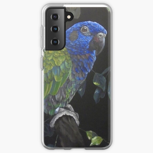 Blue headed pionus Samsung Galaxy Soft Case