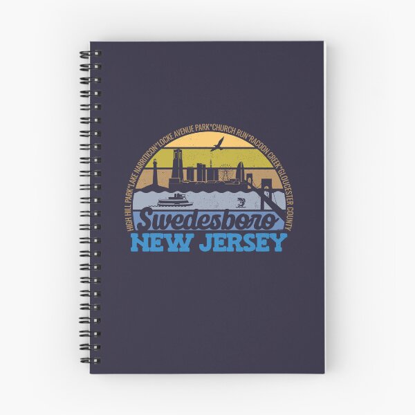Item preview, Swedesboro New Jersey Sunset Retro Vintage Local Pride Logo designed and sold by CRHPOD20.