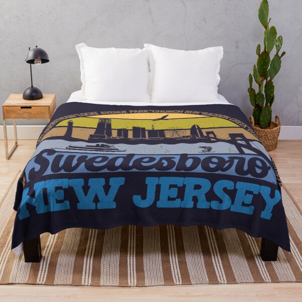 Item preview, Swedesboro New Jersey Sunset Retro Vintage Local Pride Logo designed and sold by CRHPOD20.