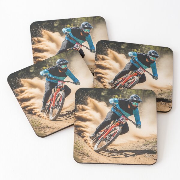 Item preview, Churning up dust and sand along a rugged, technical trail. designed and sold by Hinson MTB Visuals.