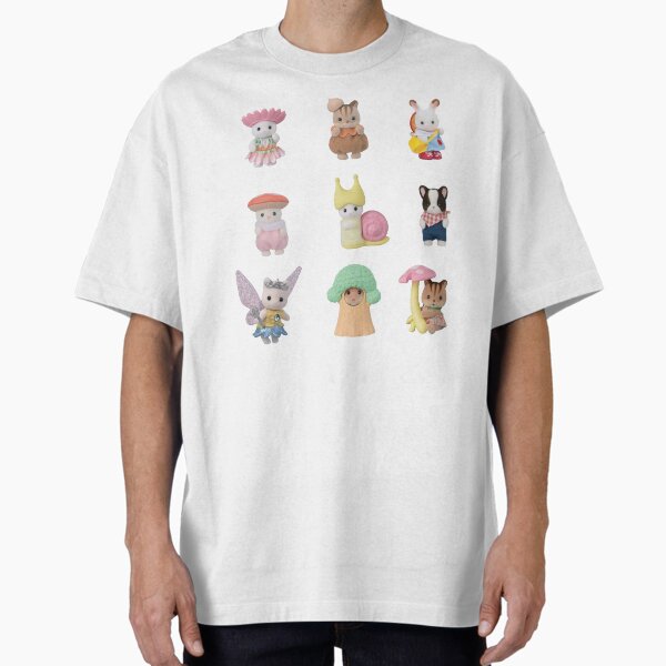 Mystical Woodland Calico Critters Oversized T-Shirt