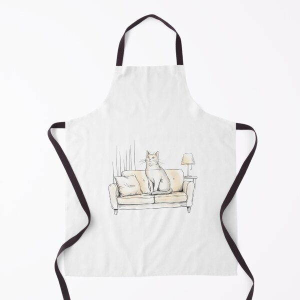 Item preview, A Space Reserved: White Cat Memorial Sketch | Forever in Our Hearts Pet Loss Art designed and sold by PetSoulPrints.