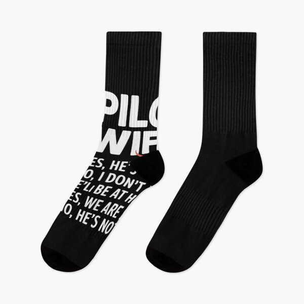 Item preview, Pilot's Wife Aviation Airline Pilot Husband Aviator  designed and sold by EllinoKlemo.