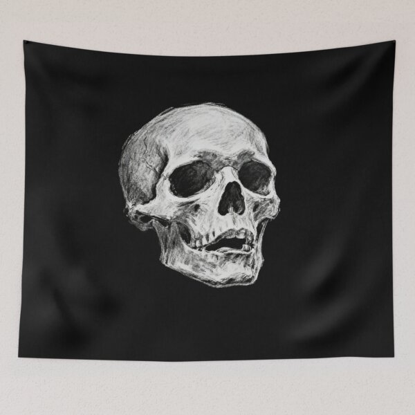 Item preview, Vintage Skull Chalk Drawing  designed and sold by optimusprime39.