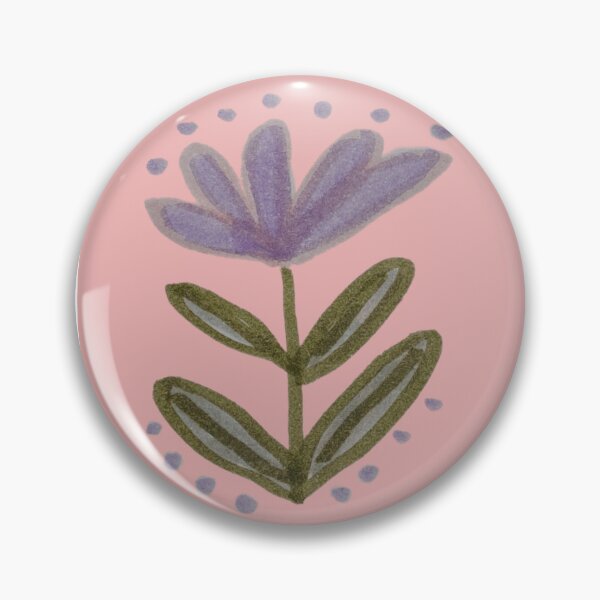 Item preview, Peach Lilac Flower Print designed and sold by LiorSmithDesign.
