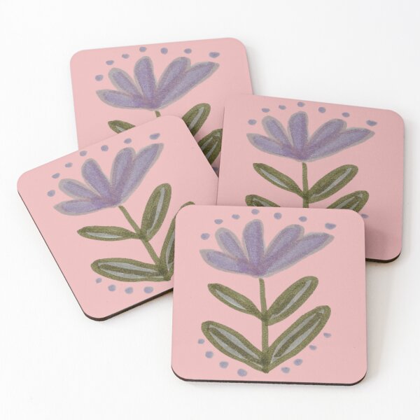 Item preview, Peach Lilac Flower Print designed and sold by LiorSmithDesign.