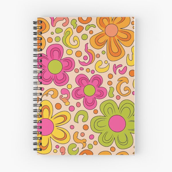Item preview, Groovy Retro Flowers — Bold 70s Floral Pattern designed and sold by xmoudx.
