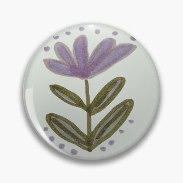 Item preview, Grey Lilac Flower Print designed and sold by LiorSmithDesign.