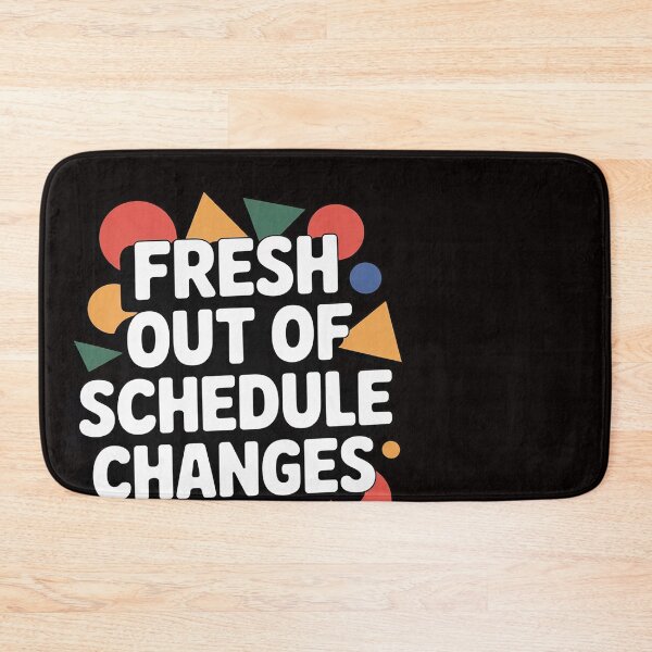 Item preview, Back To School Education Schedule Change designed and sold by ControlCenter.