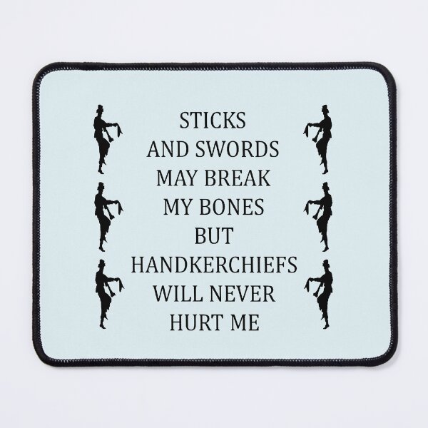 Item preview, Sticks And Swords May Break My Bones Fun Morris Dancing designed and sold by taiche.