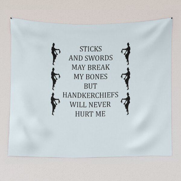 Item preview, Sticks And Swords May Break My Bones Fun Morris Dancing designed and sold by taiche.