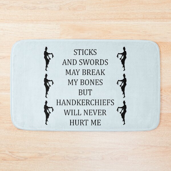 Item preview, Sticks And Swords May Break My Bones Fun Morris Dancing designed and sold by taiche.