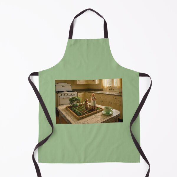 Item preview, Surreal Kitchen with Mother and daughter in Garden designed and sold by Tridentulus.