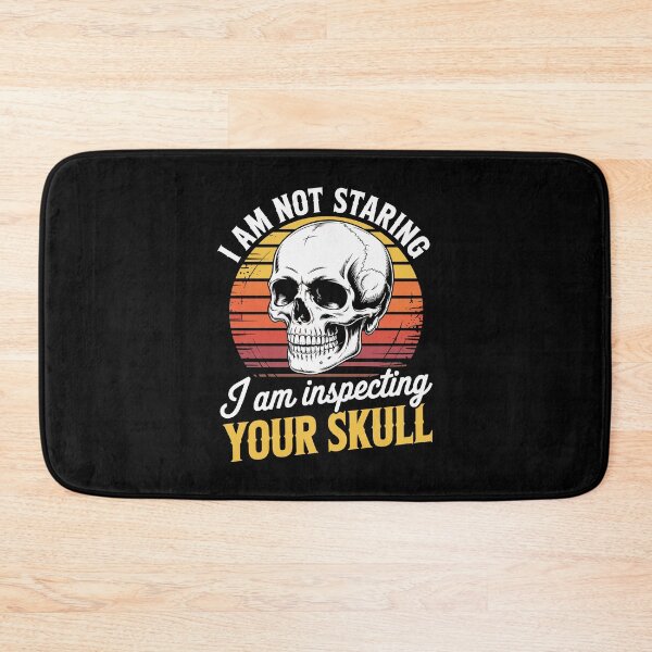 Item preview, I’m Not Staring, I’m Inspecting Your Skull – Funny Anthropology Retro Design designed and sold by sols.