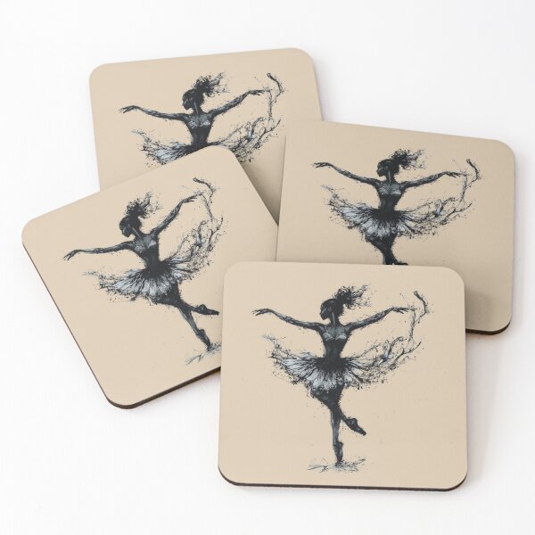 Item preview, Ballerina Made of Flowing Ink designed and sold by Myra365Art.