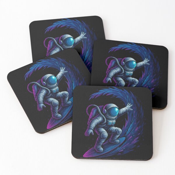 Item preview, Astronaut Surfing the Cosmic Wave designed and sold by KingznThingz.
