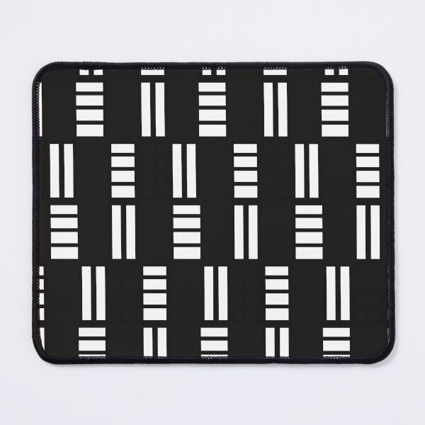 Item preview, : Minimal Black & White Geometric Stripes Pattern designed and sold by applecs.