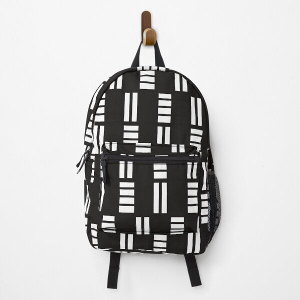 Item preview, : Minimal Black & White Geometric Stripes Pattern designed and sold by applecs.