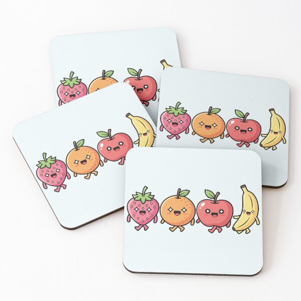 Item preview, Happy Fruit Parade — Kawaii Cute Cartoon Produce designed and sold by fadilow.