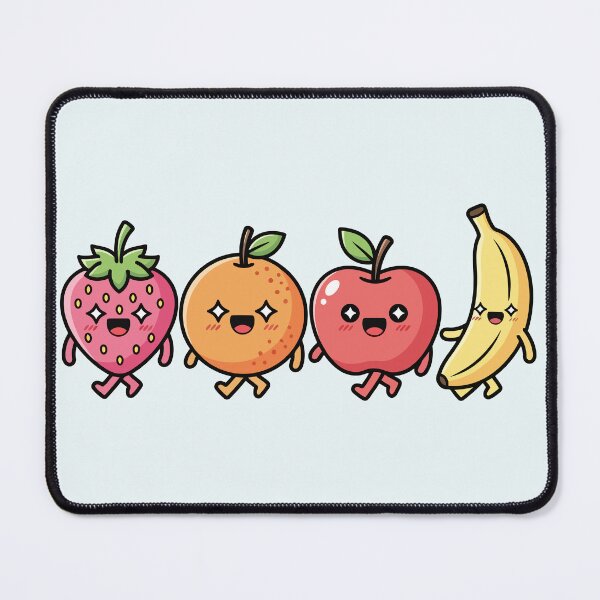 Item preview, Happy Fruit Parade — Kawaii Cute Cartoon Produce designed and sold by xmoudx.