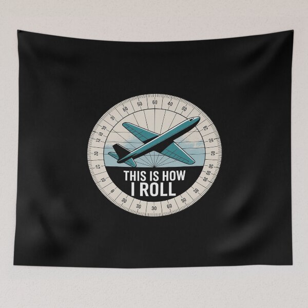 Item preview, This Is How We Roll Pilot Airplane Aircraft   designed and sold by MathisBellanger.