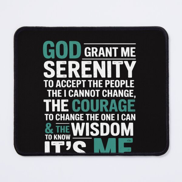 Item preview, AA NA Personal Serenity Prayer For Courage Wisdom & Change designed and sold by OlafLica.