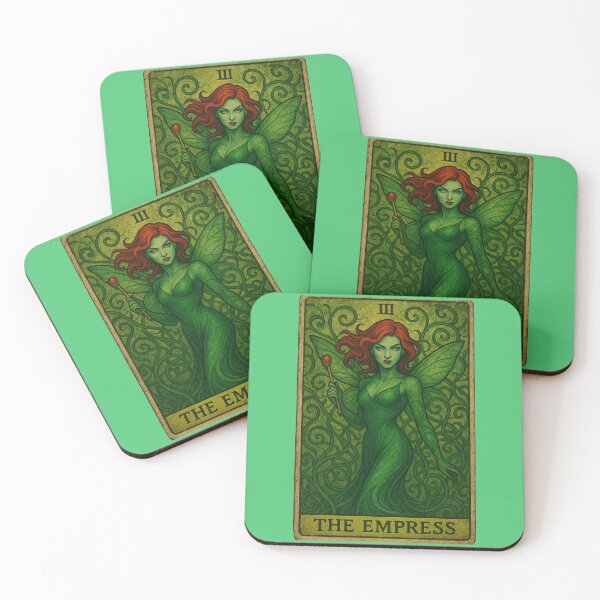 Item preview, The Empress Poison Ivy Green Fairy Tarot Card designed and sold by hauntedtees.