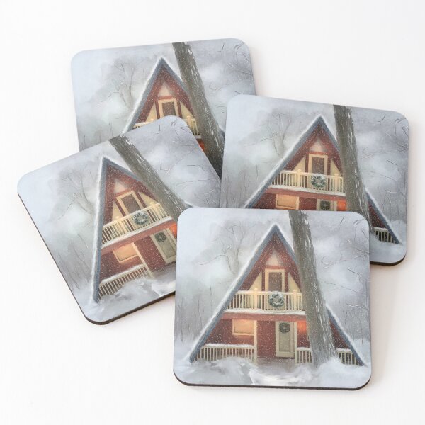 Item preview, Cozy Cabin In The Snow designed and sold by Lois  Bryan.