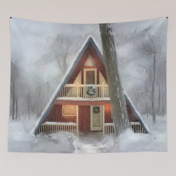 Item preview, Cozy Cabin In The Snow designed and sold by Lois  Bryan.