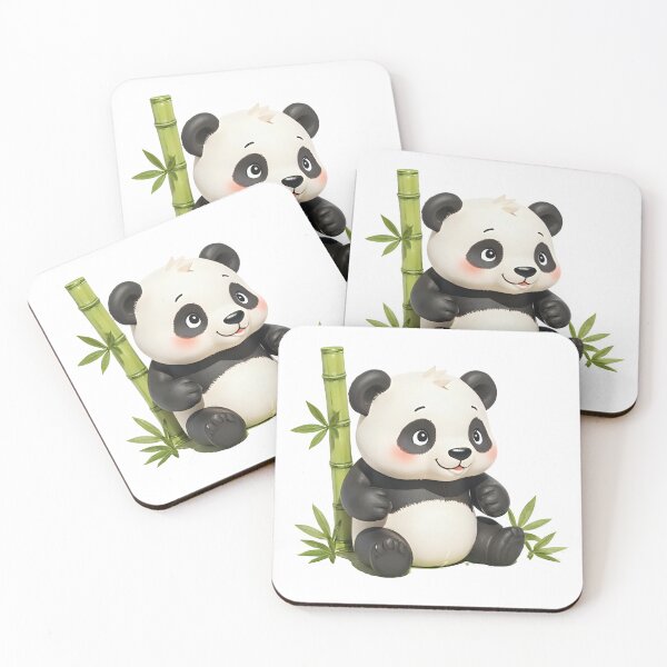 Item preview, Adorable Panda Sitting by Bamboo designed and sold by flagshiptee.