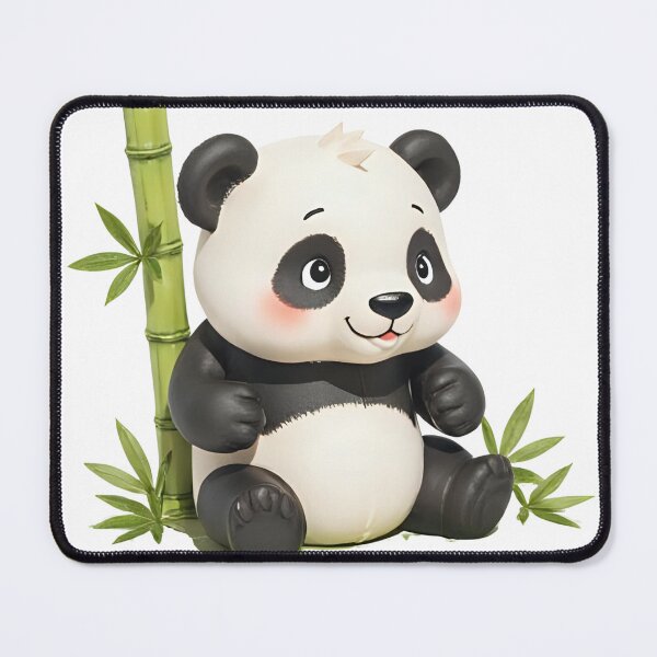 Item preview, Adorable Panda Sitting by Bamboo designed and sold by flagshiptee.