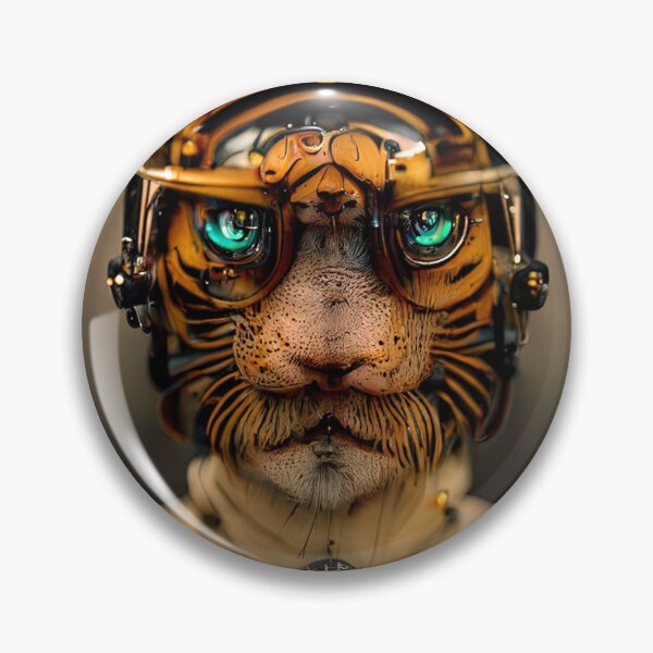 Item preview, Steampunk Animals - Tiger designed and sold by CasandraTrantow.